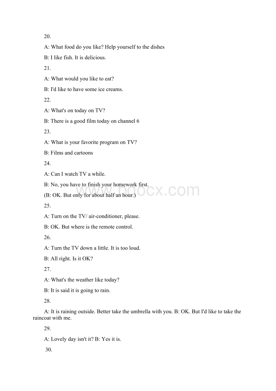 儿童日常英语对话100句.docx_第3页