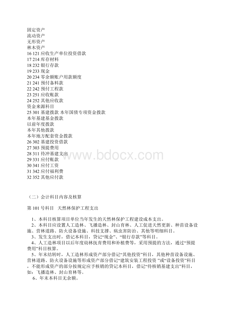 林业会计科目及核算教学内容Word文档格式.docx_第3页