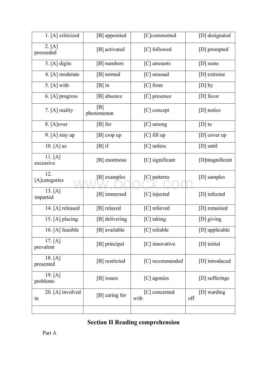 英语二考研真题及答案解析Word文件下载.docx_第2页