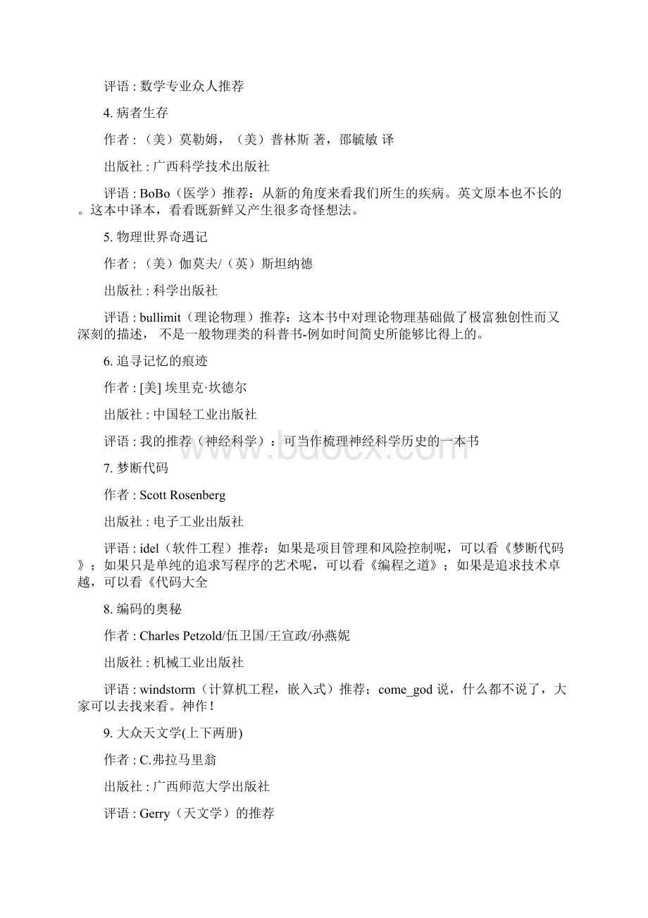 各领域入门书籍Word文档格式.docx_第2页