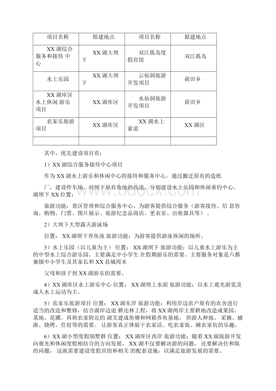 湖南某湖景区旅游开发项目可行性研究报告doc.docx_第2页