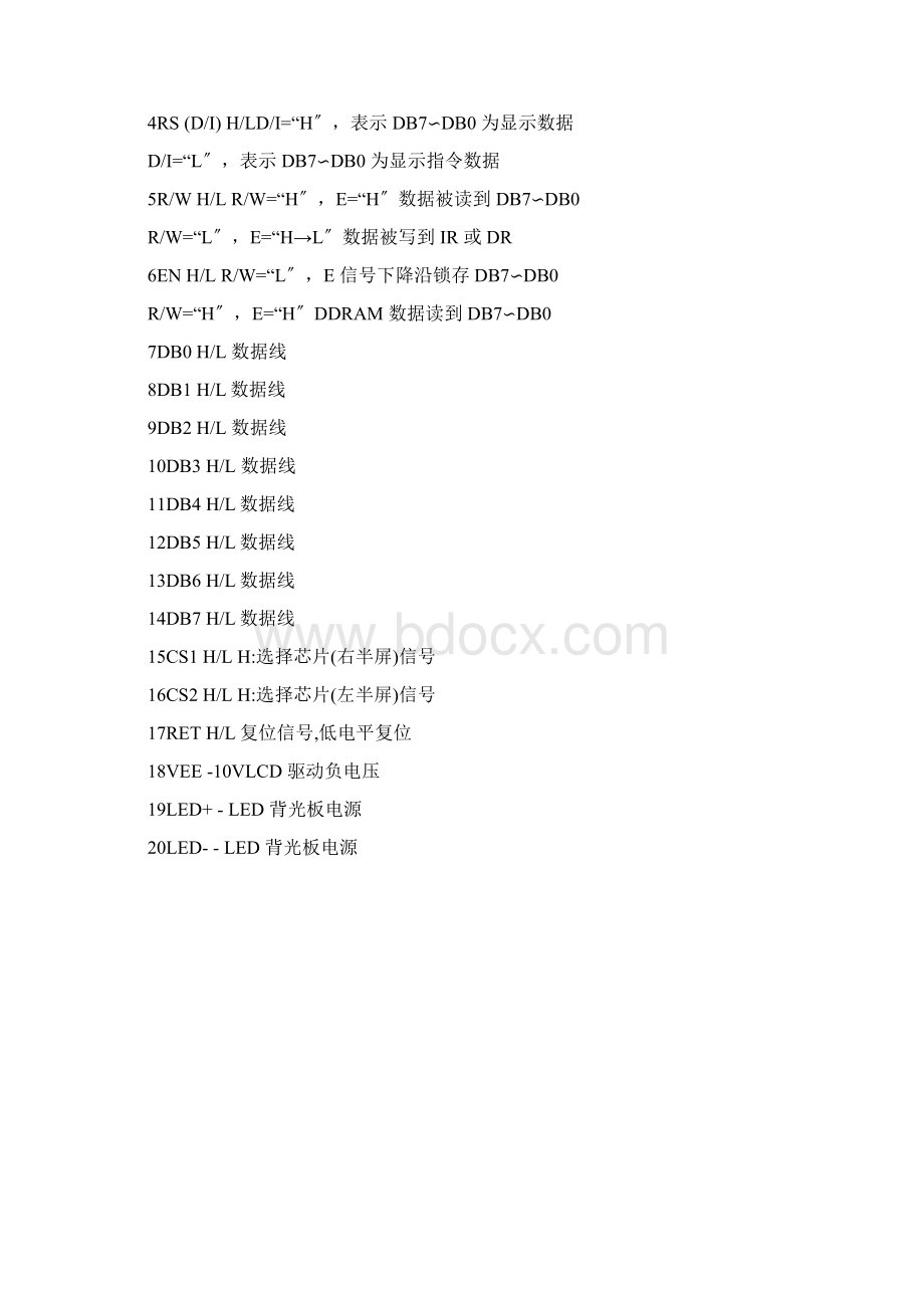 12864LCD液晶显示原理及使用方法Word格式文档下载.docx_第2页