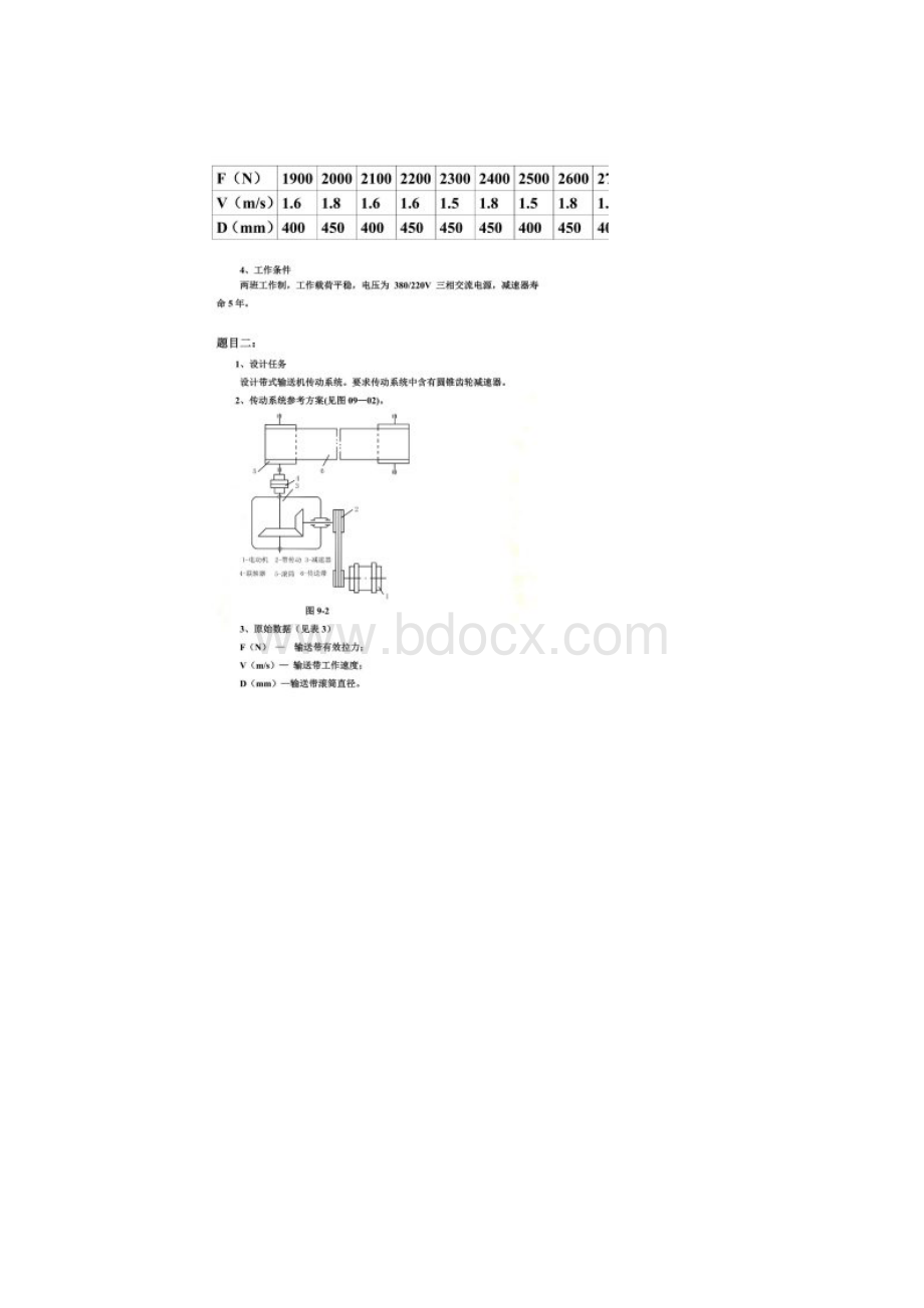 机械设计基础课程设计题目.docx_第3页
