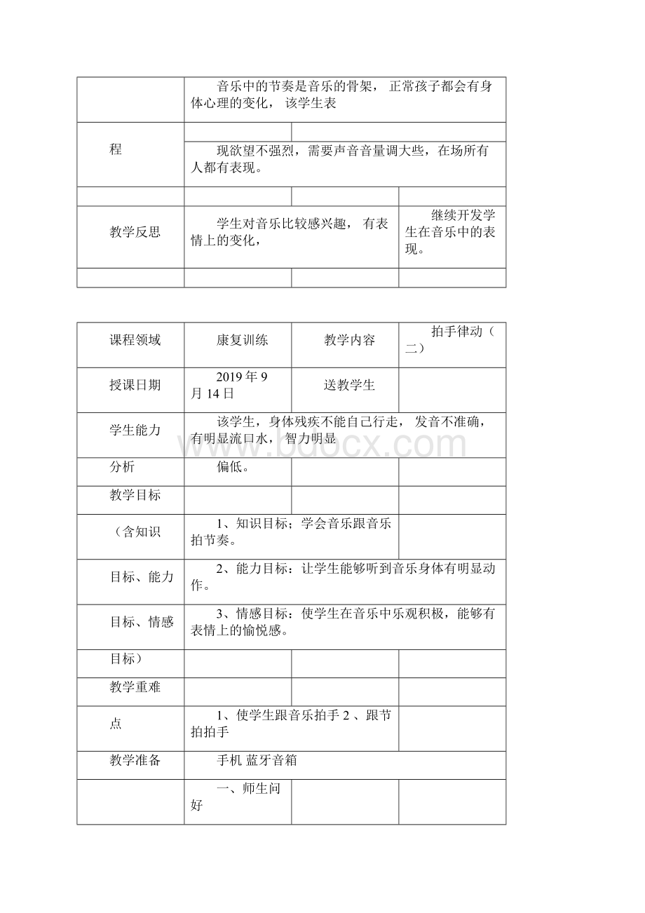 送教上门学生教案音乐和康复训练共16篇.docx_第2页