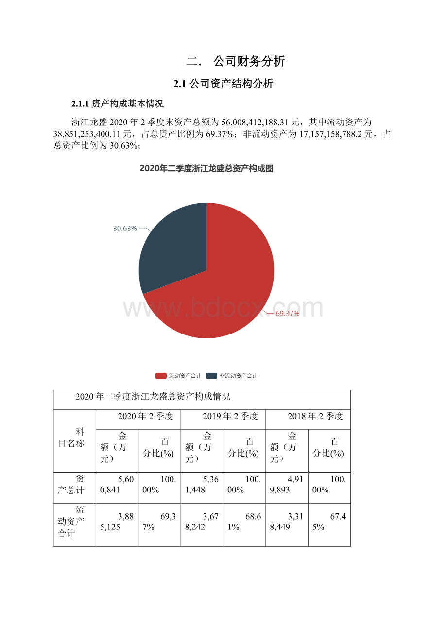 浙江龙盛600352二季度财务分析报告原点参数.docx_第2页