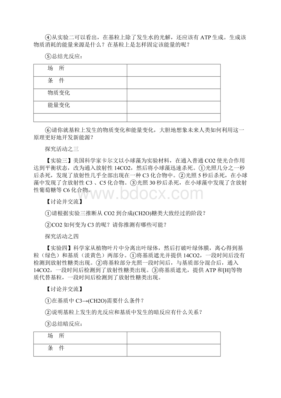 光合作用的过程文档格式.docx_第2页