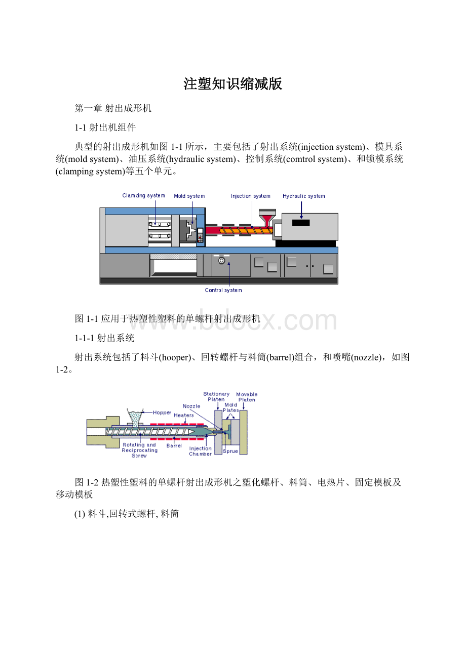 注塑知识缩减版Word格式文档下载.docx