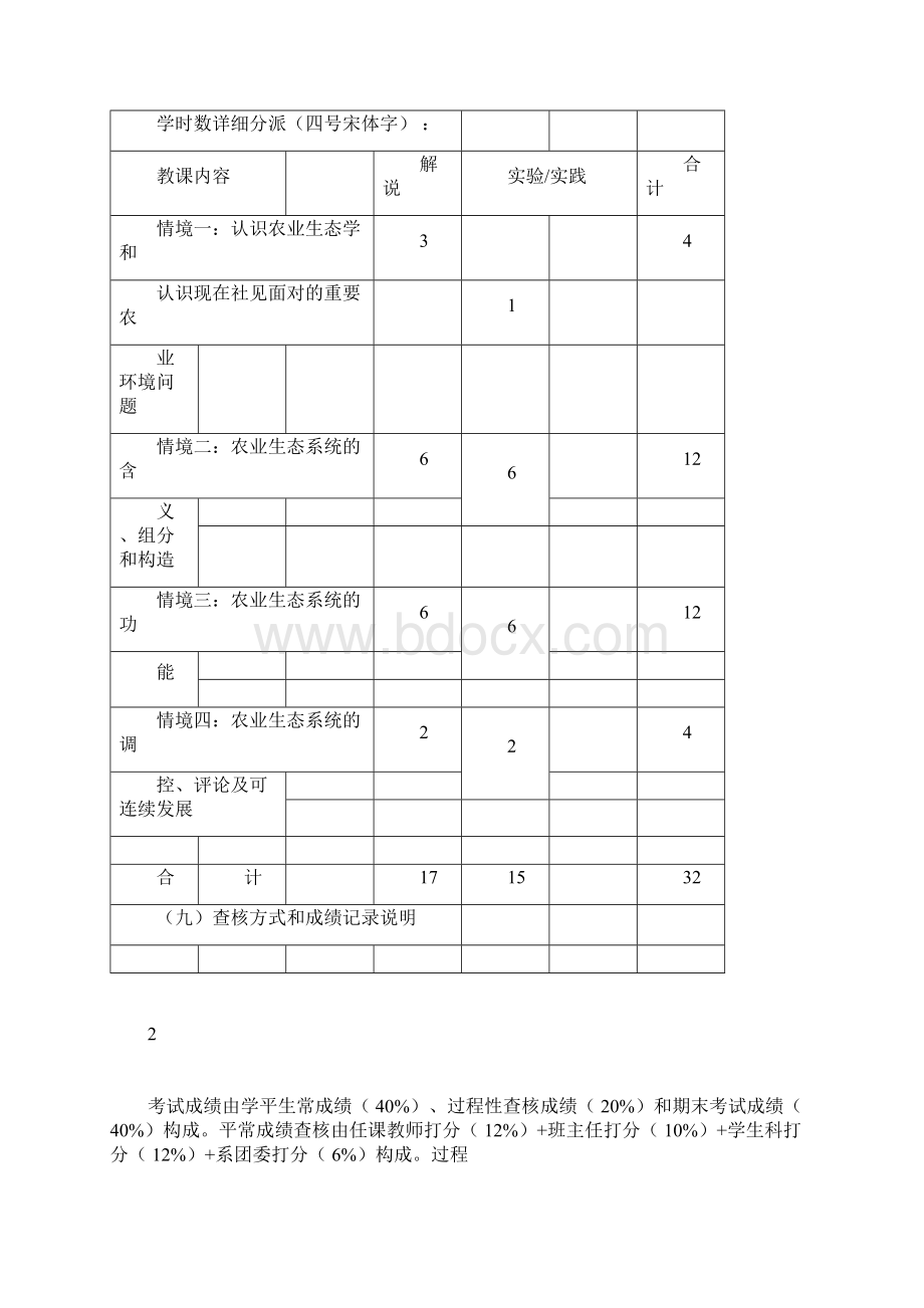 《农业生态与环境保护》课程标准推荐文档.docx_第3页