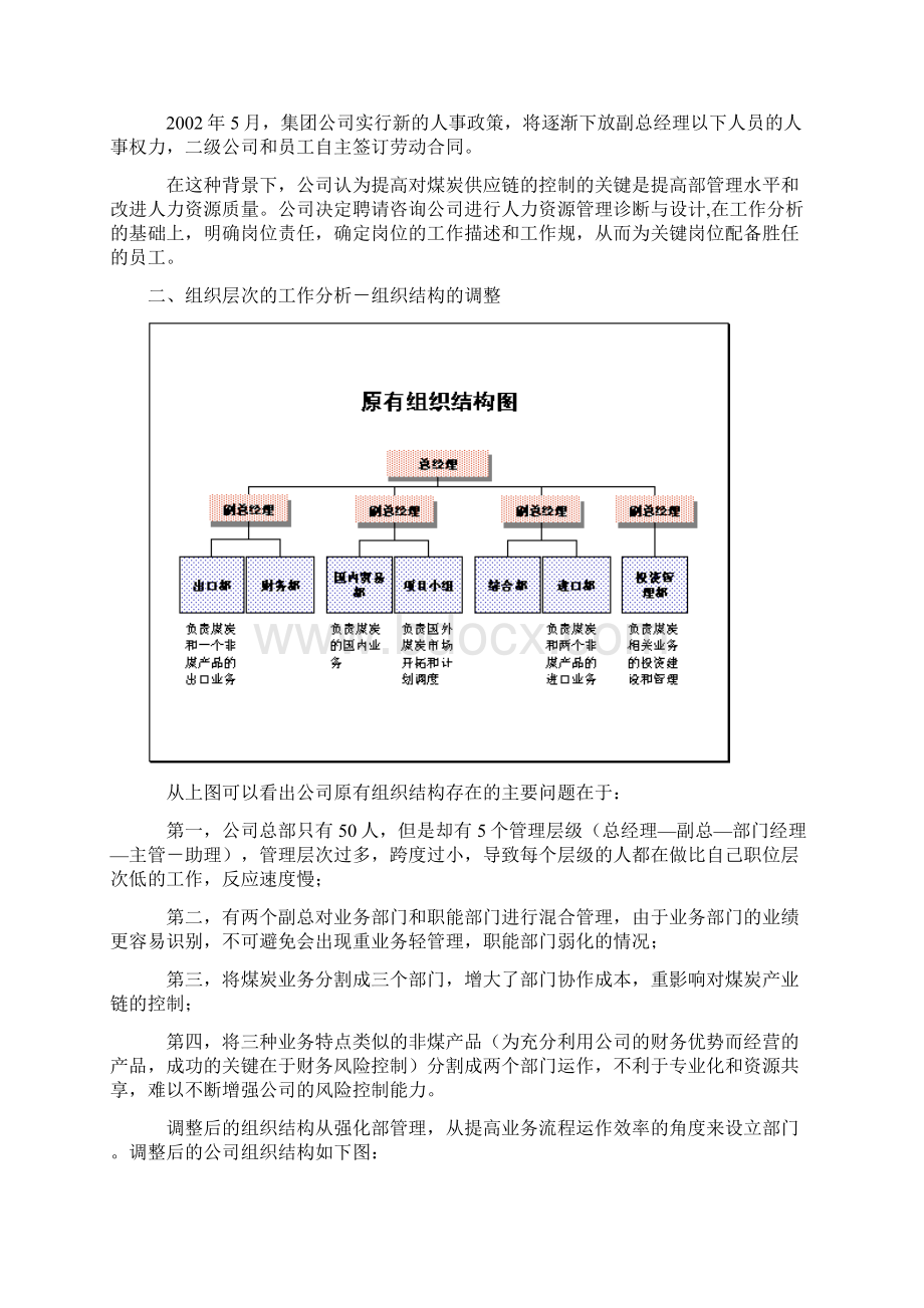 范例一家煤炭集团工作分析实施操作详细案例北大纵横Word下载.docx_第2页