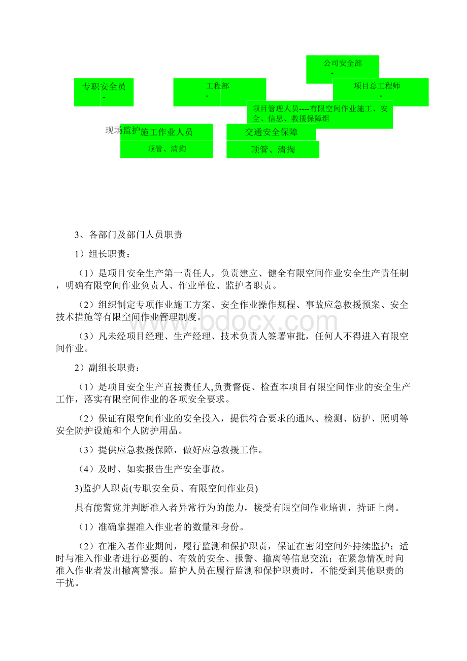 市政有限空间作业方案清理检查井顶管之欧阳体创编Word格式.docx_第3页