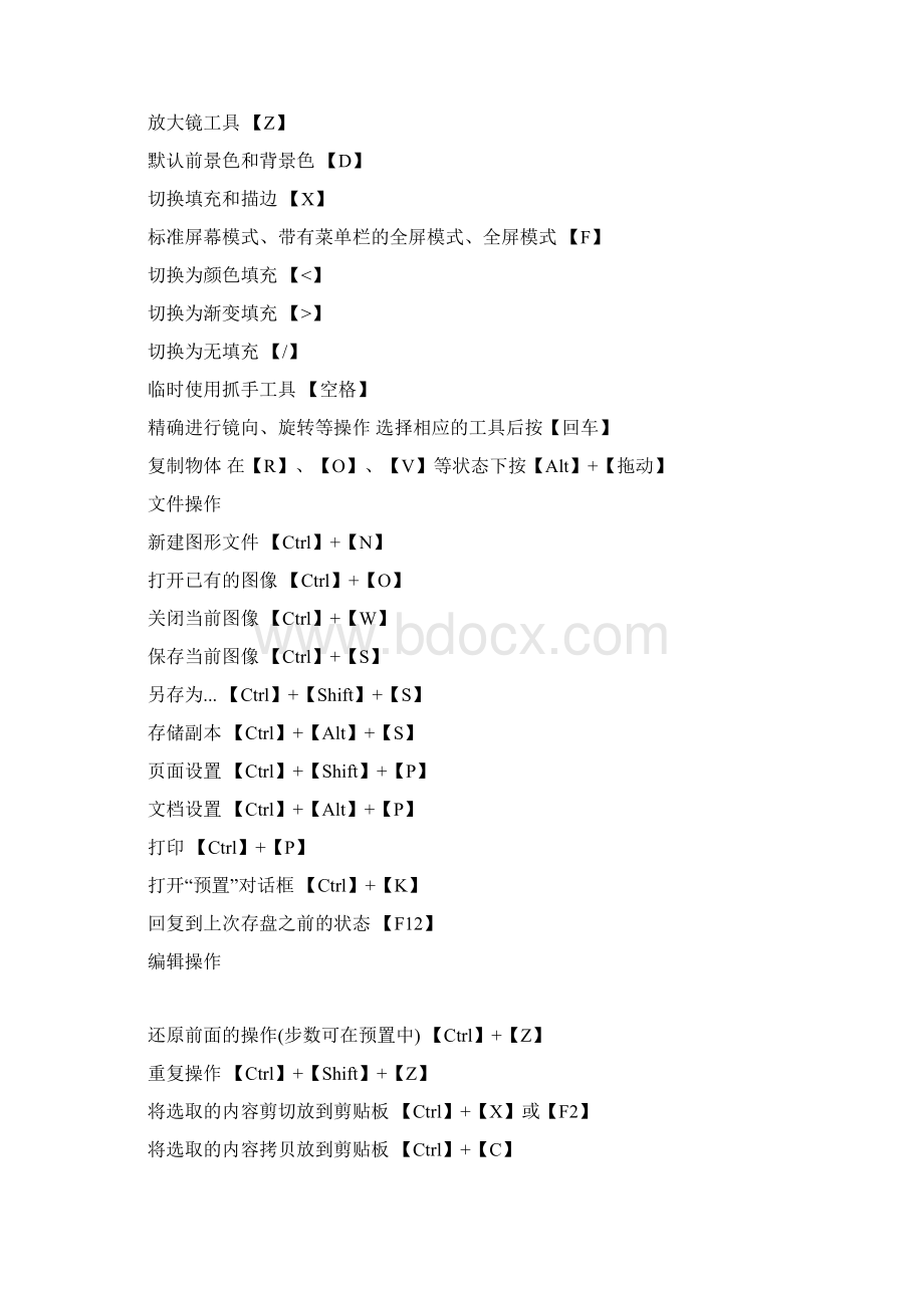 Adobe Illustrator CS4 快捷键大全0.docx_第2页