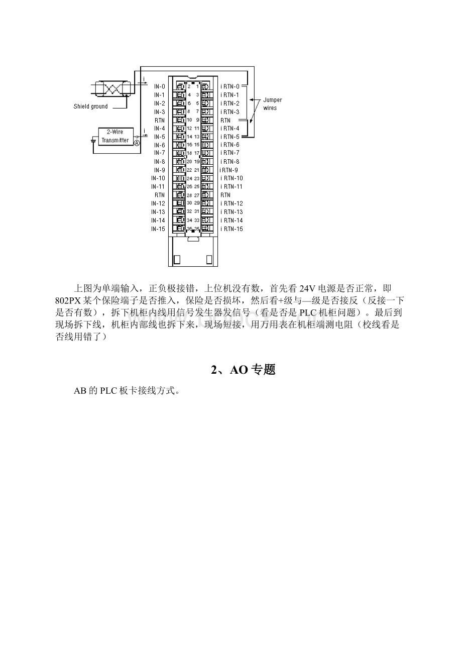 ABPLC系统1756模块接线状态说明.docx_第3页