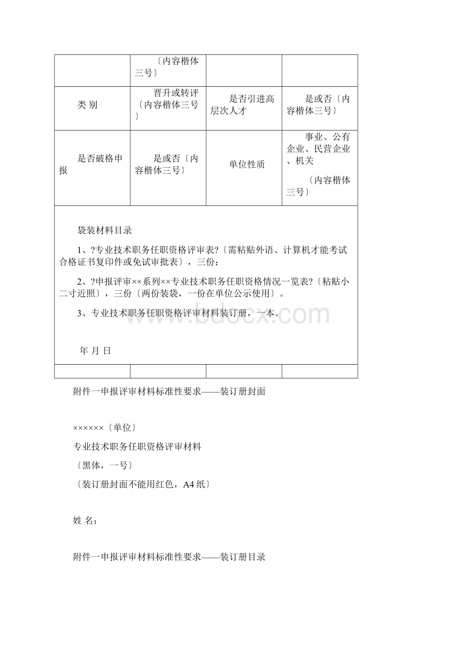 评审材料组卷要求及相关材料Word文档格式.docx_第2页