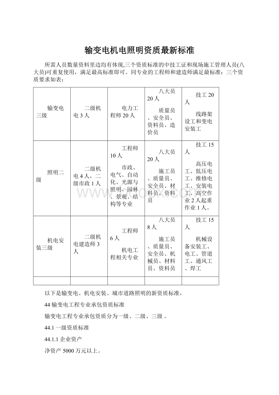 输变电机电照明资质最新标准.docx_第1页