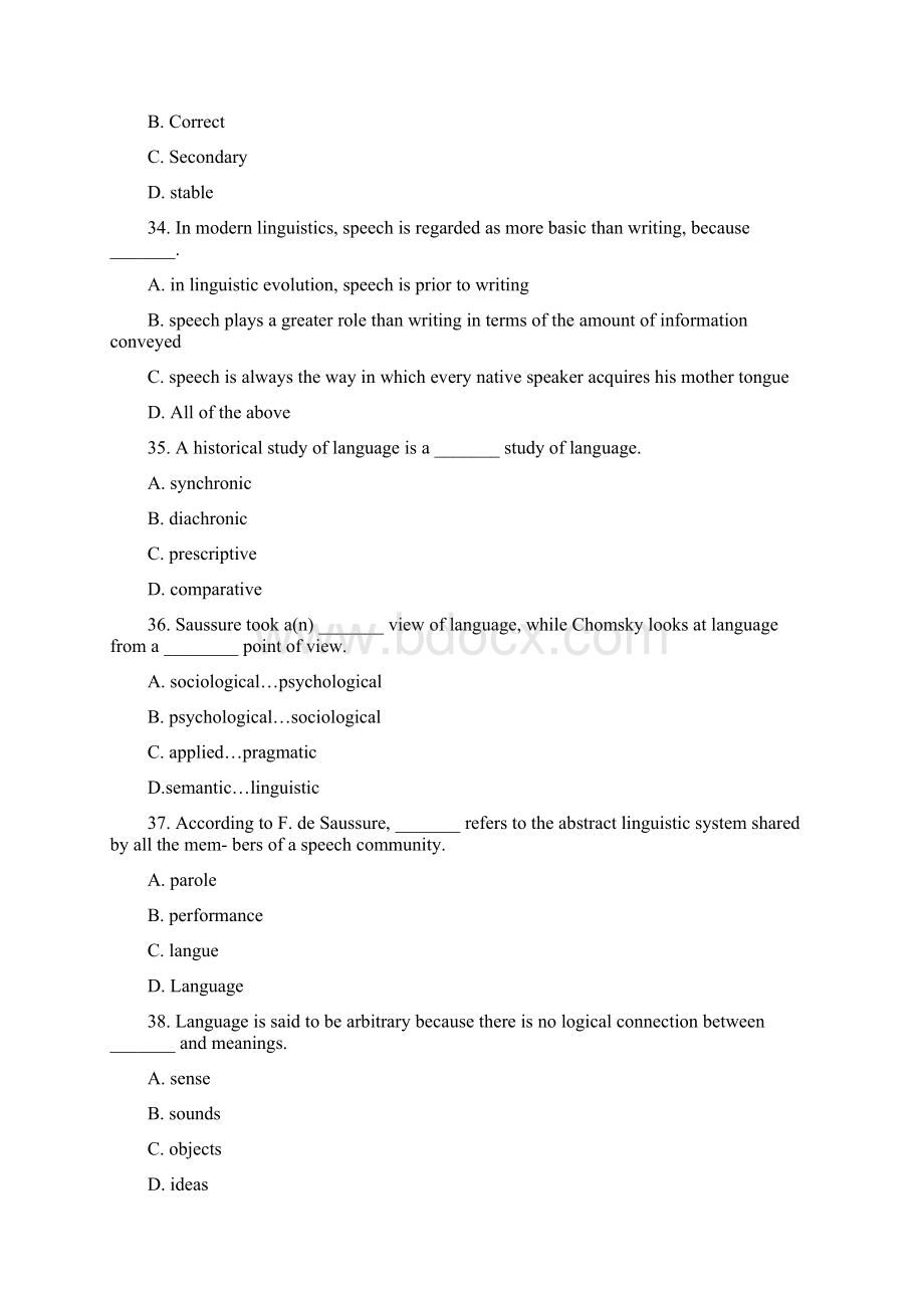 英语语言学补充练习Word格式文档下载.docx_第3页