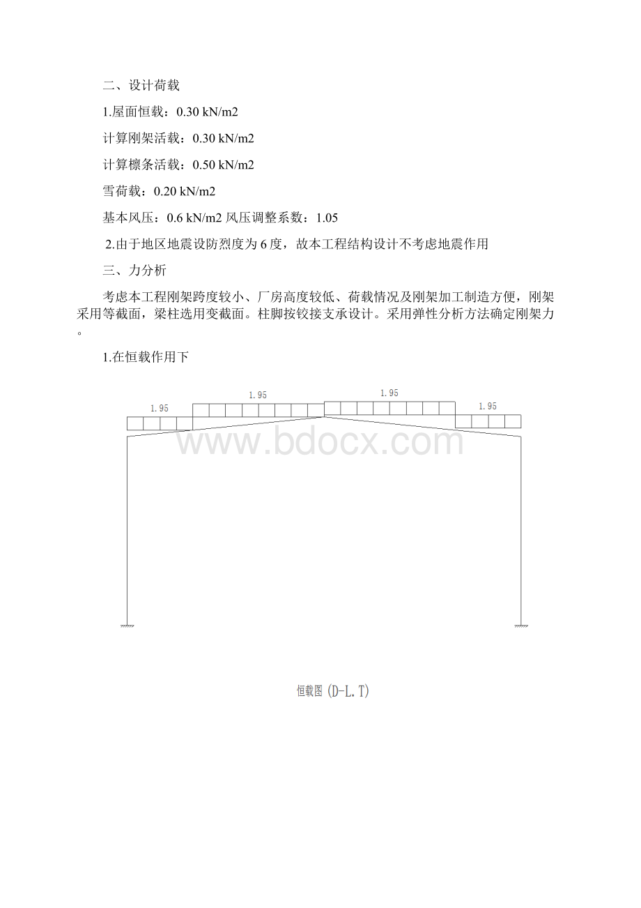 单层厂房门式刚架结构计算书.docx_第2页