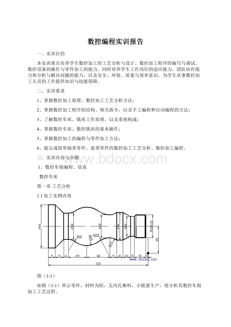 数控编程实训报告.docx