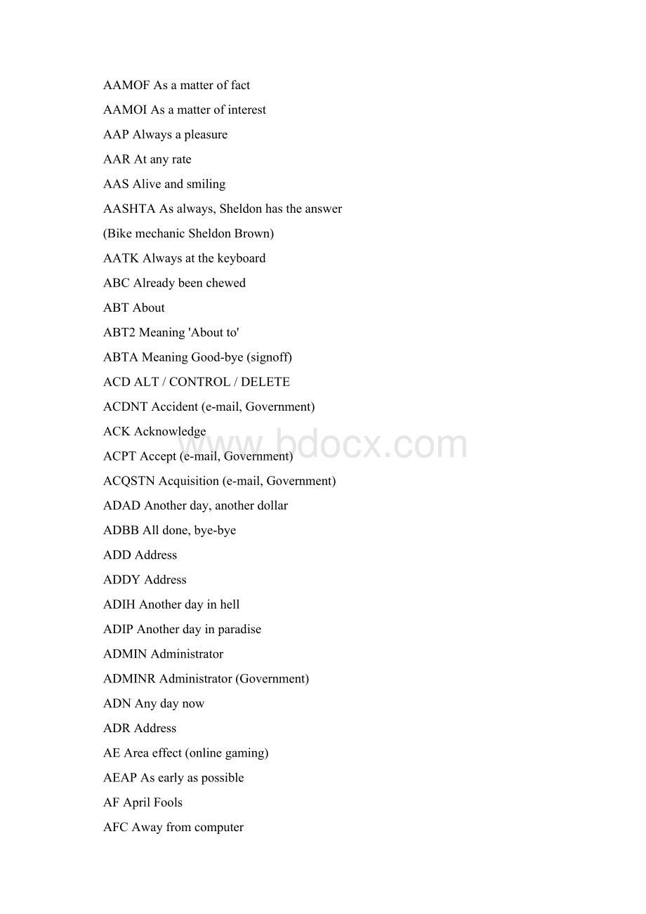 英文短信单词短语缩写大全.docx_第3页