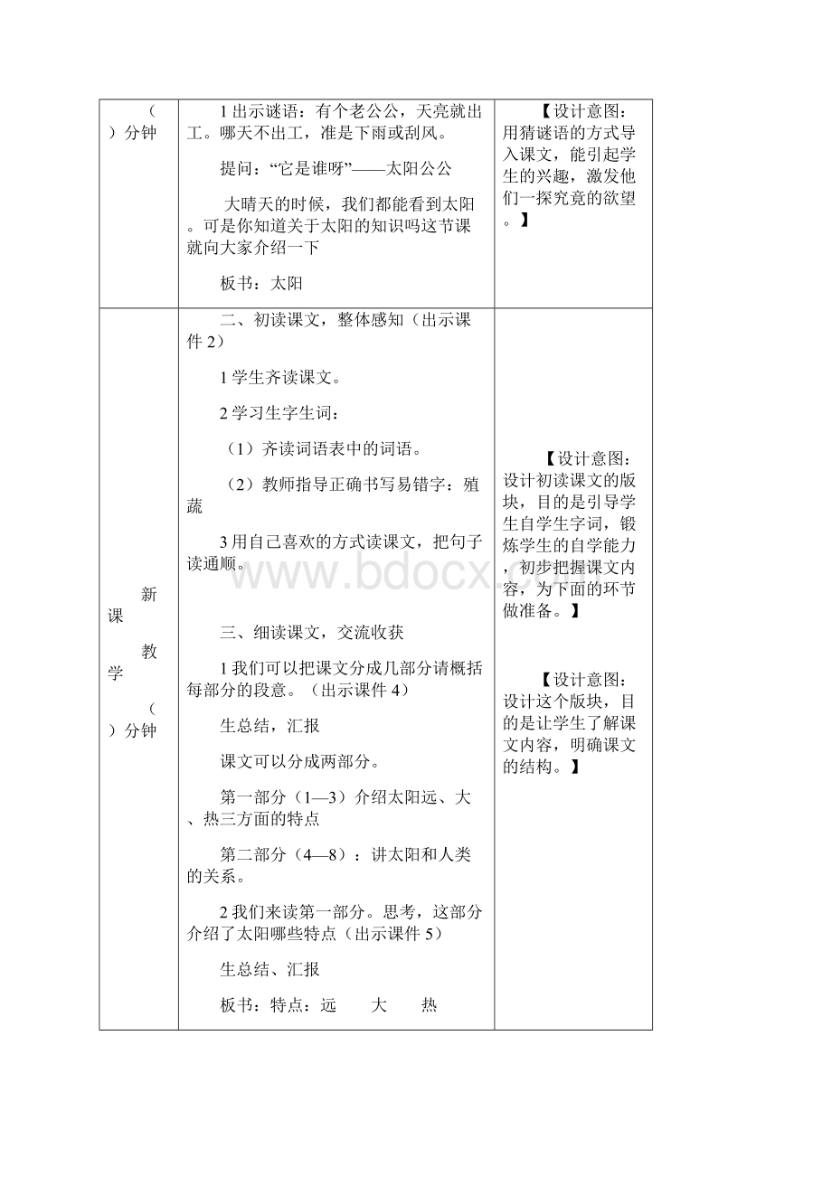 太阳 教案优秀教学设计.docx_第2页