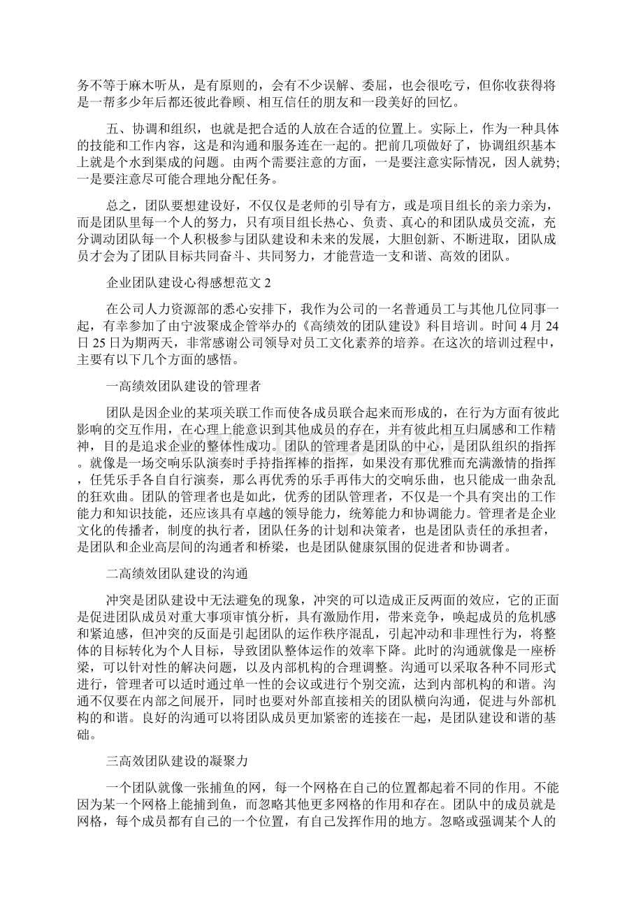 企业团队建设心得感想文档格式.docx_第2页