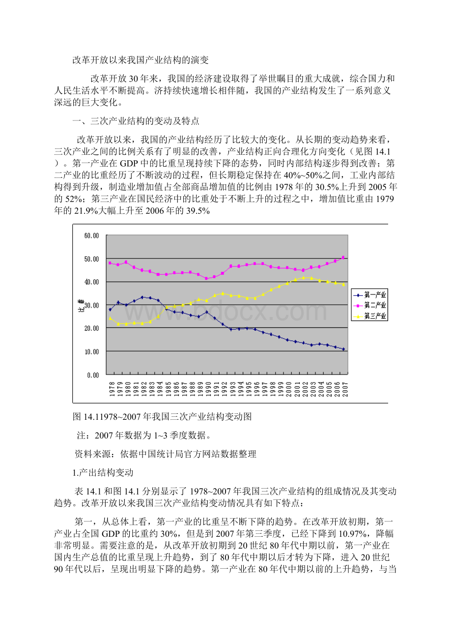 改革开放以来产业结构的演变.docx_第2页