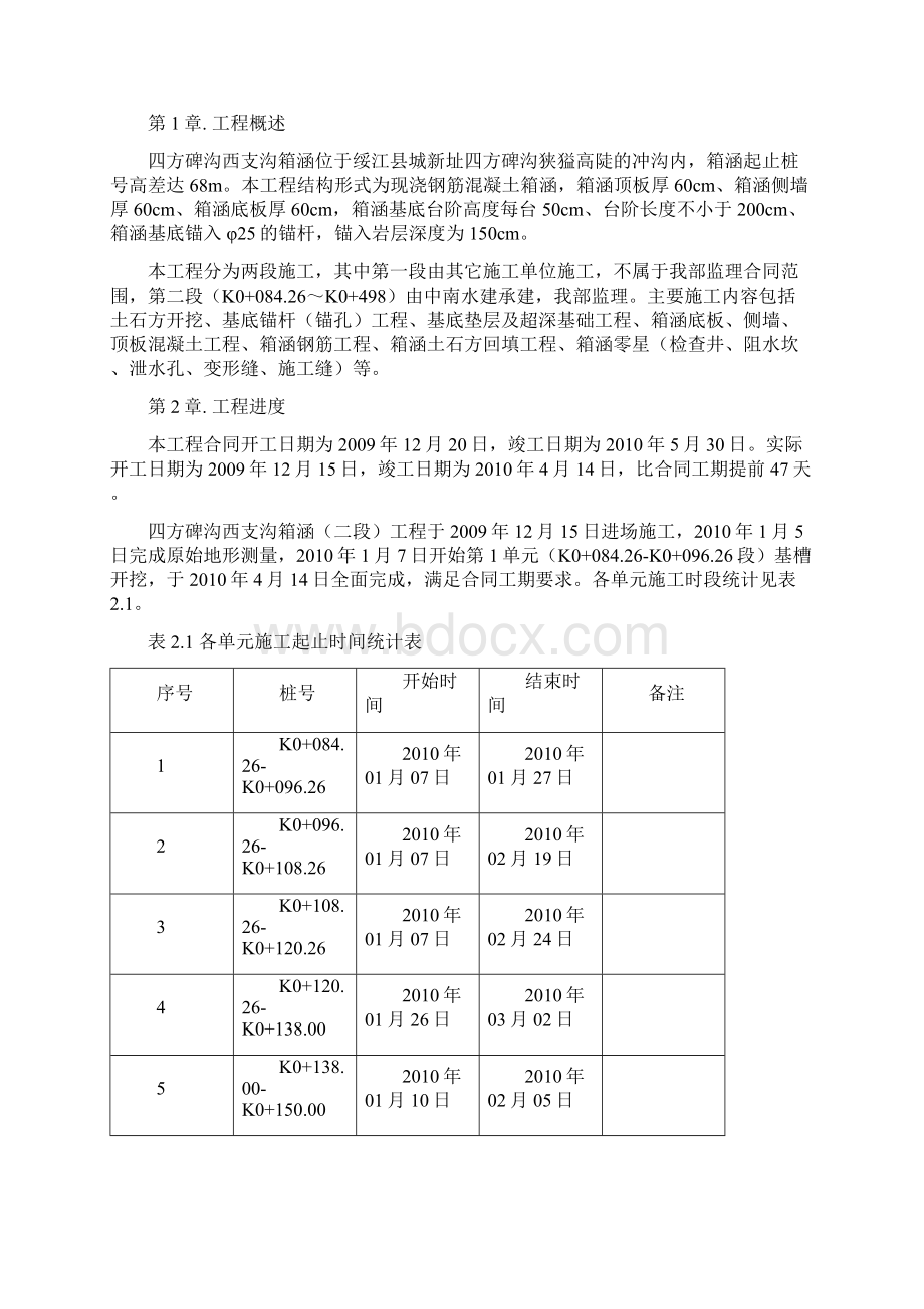 箱涵监理竣工报告修1.docx_第2页