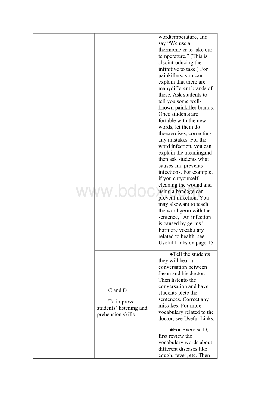 新生代英语基础教程2Unit6电子教案Word格式.docx_第3页