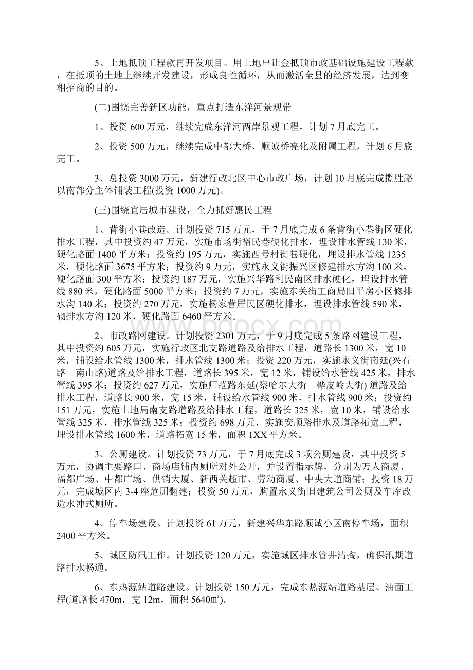 住建局XX年重点工作汇报材料.docx_第2页