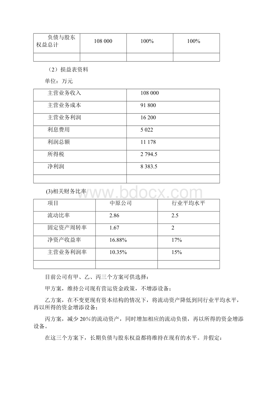 XXXX年度全国高级会计实务试题卷财政部培范文文稿.docx_第2页