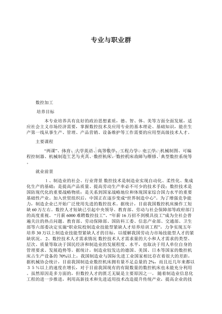 专业与职业群Word文档格式.docx_第1页