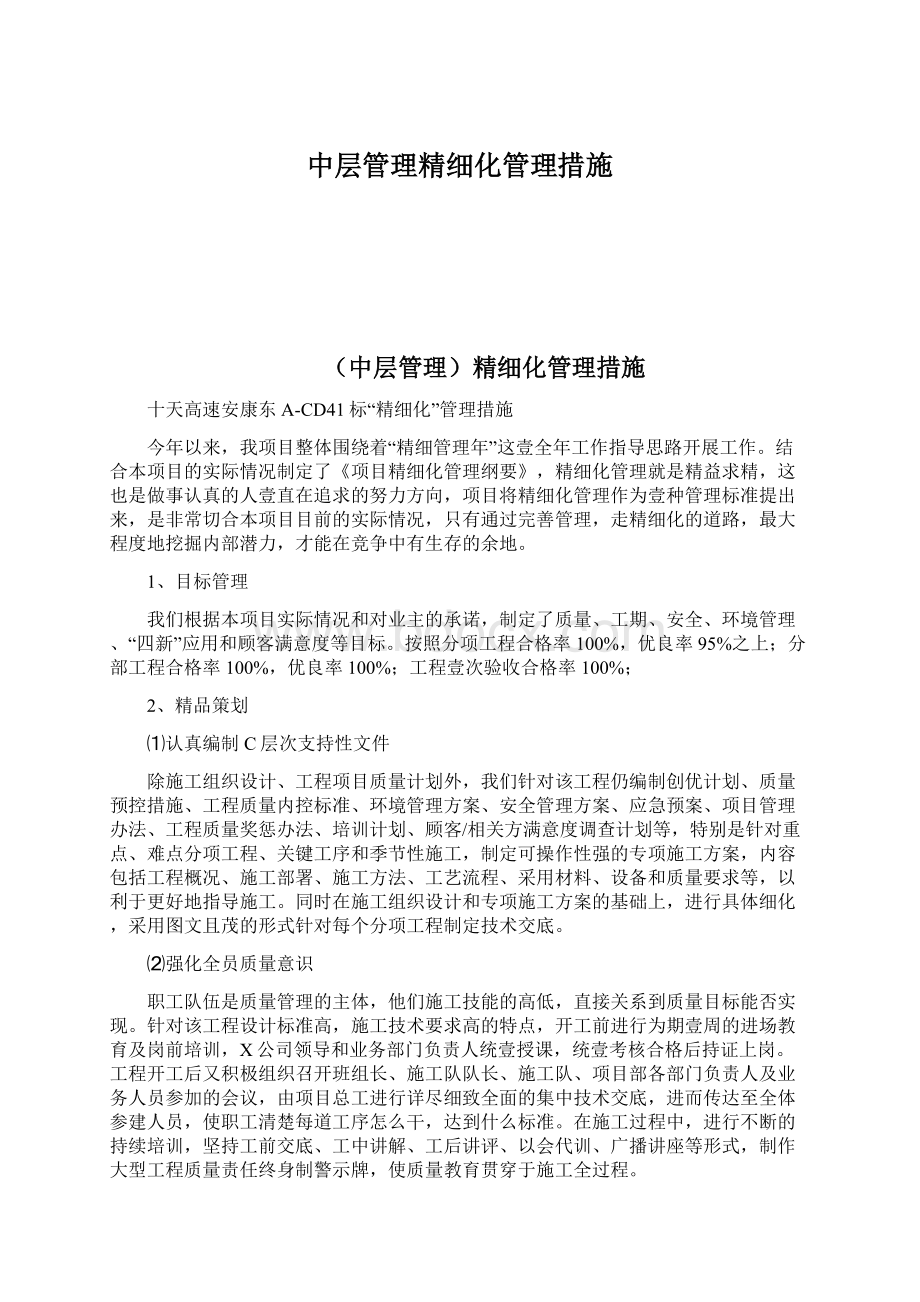 中层管理精细化管理措施Word格式.docx_第1页