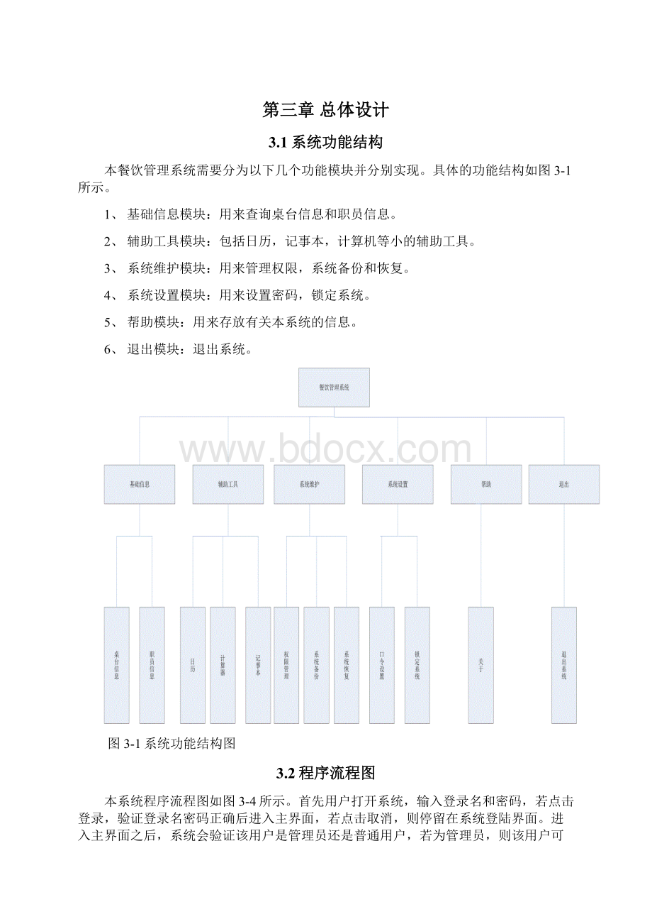 数据库餐饮管理系统课程设计报告书.docx_第3页