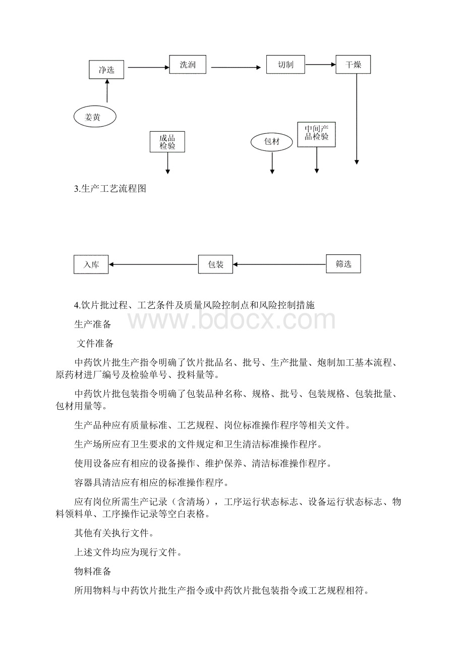 姜黄生产工艺规程Word文档下载推荐.docx_第2页