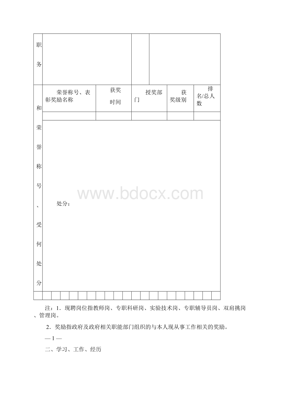 附表A高等学校教师职务任职资格评审表.docx_第3页