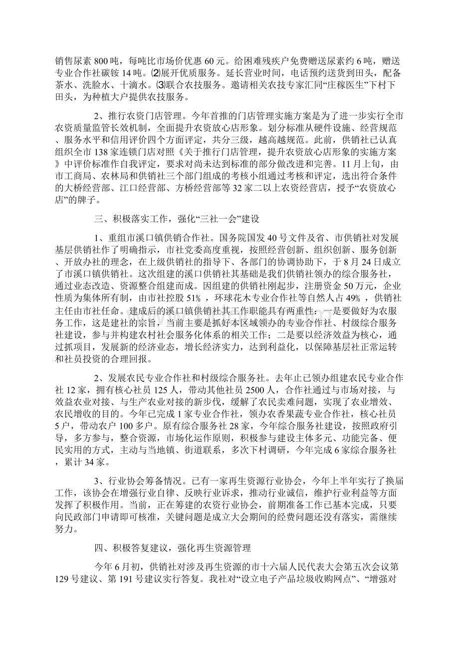 供销社个人工作总结三篇.docx_第2页