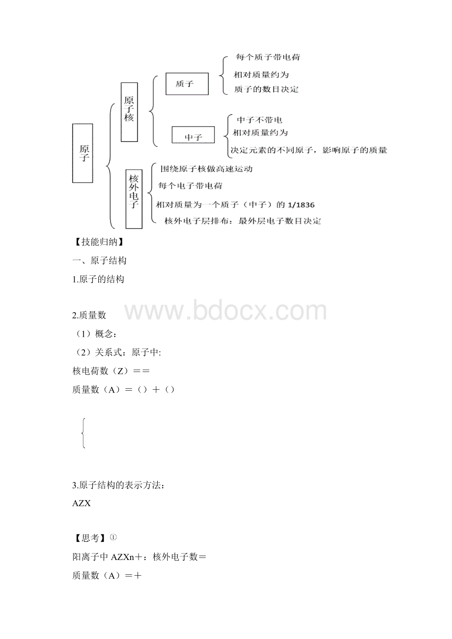 高一导学案第一节原子结构.docx_第2页