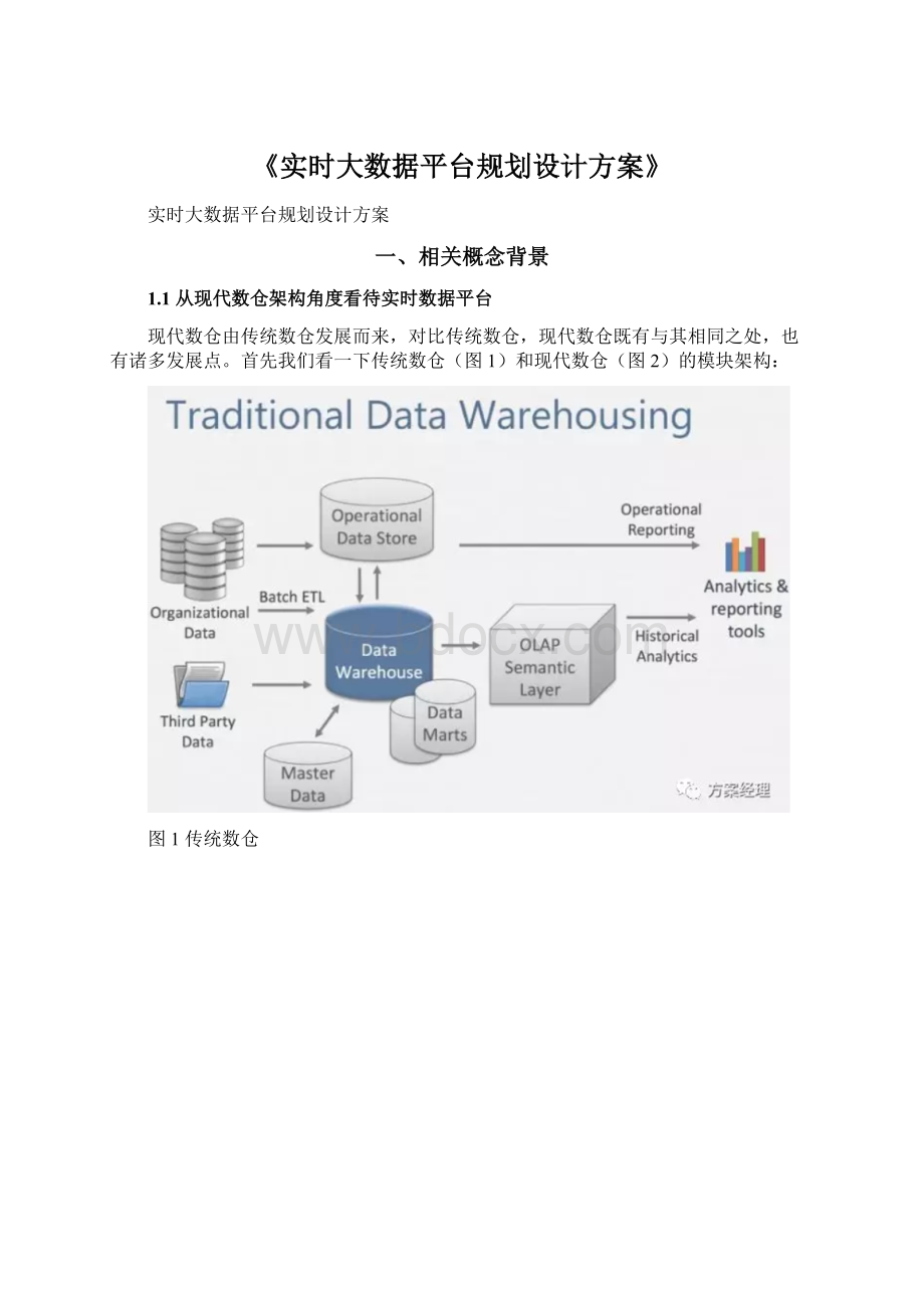 《实时大数据平台规划设计方案》.docx_第1页