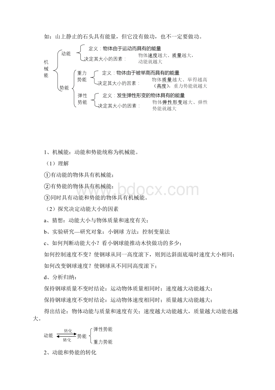 最新人教版八年级物理第十一章功和机械能知识点及练习强烈推荐.docx_第3页