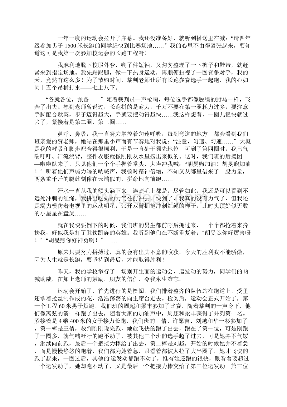 运动会作文15篇范文精选.docx_第3页