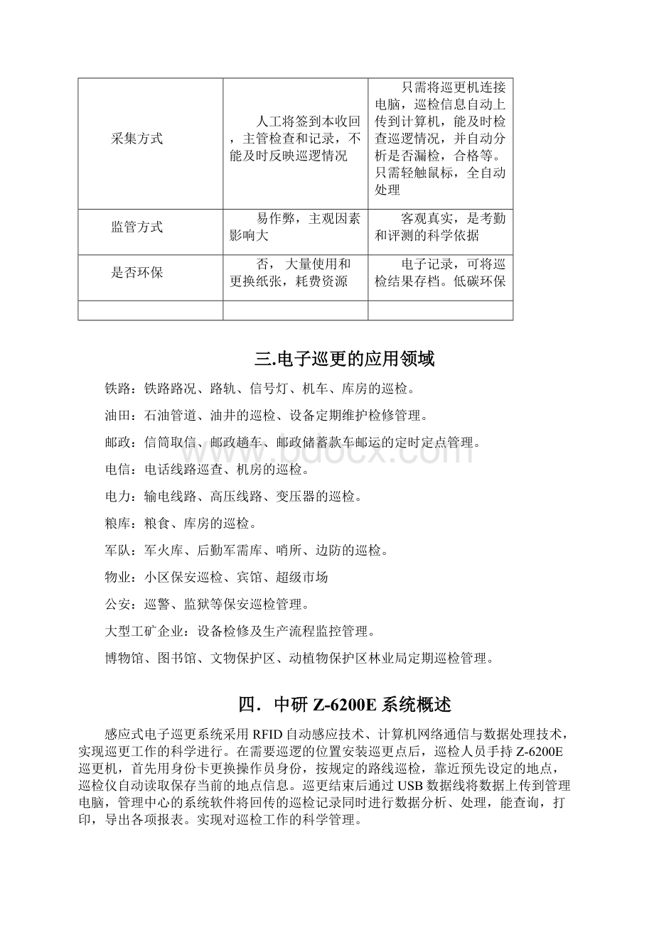 Z6200E强光照明巡更机Word文档下载推荐.docx_第2页