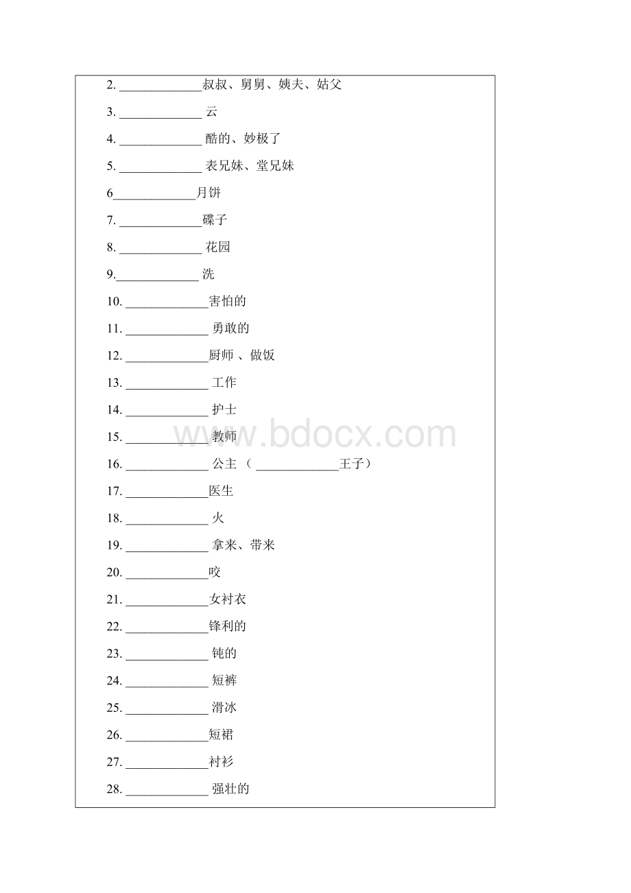 上海秋季牛津英语四年级上册四上M2综合复习及检测含词汇语法练习Word格式.docx_第2页