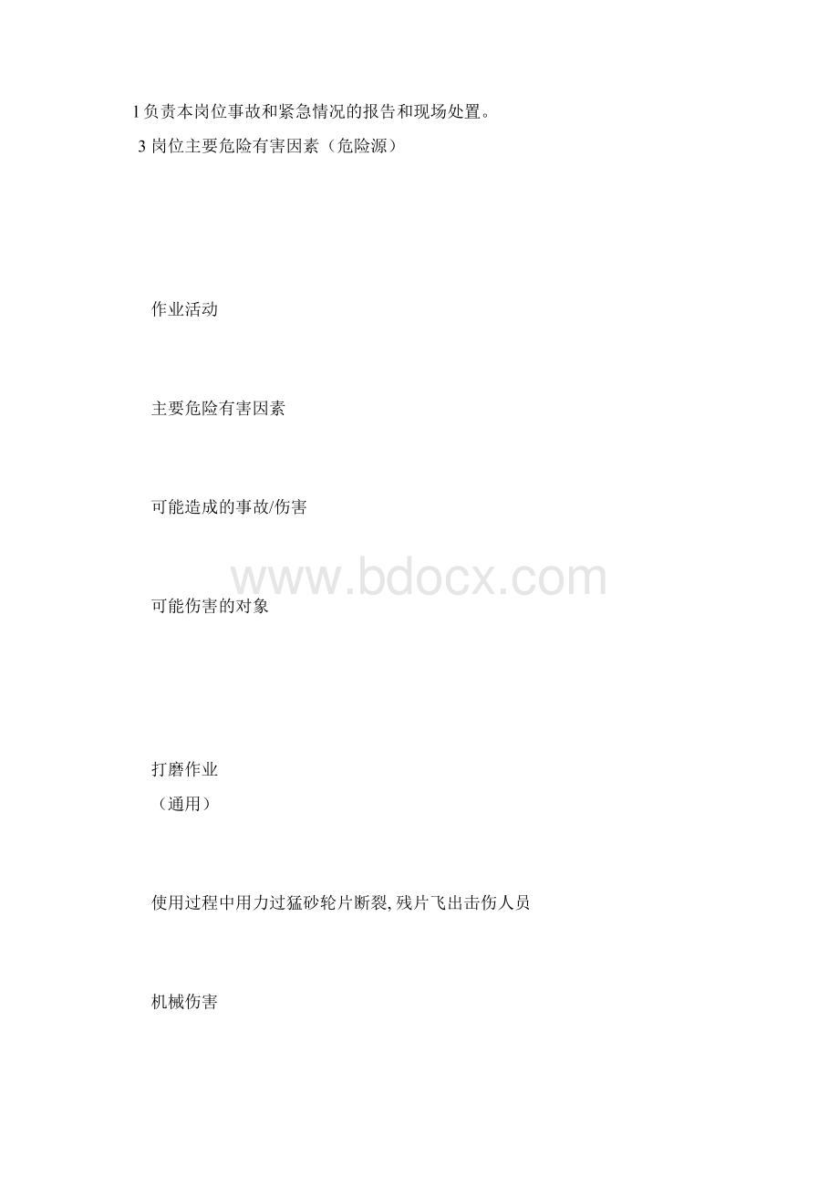 打磨作业岗位安全操作规程正式版.docx_第2页