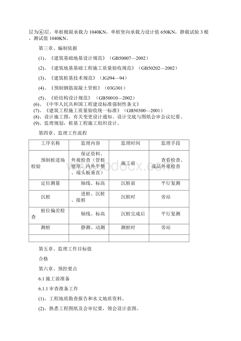 静压预制管桩监理实施细则1Word格式文档下载.docx_第2页