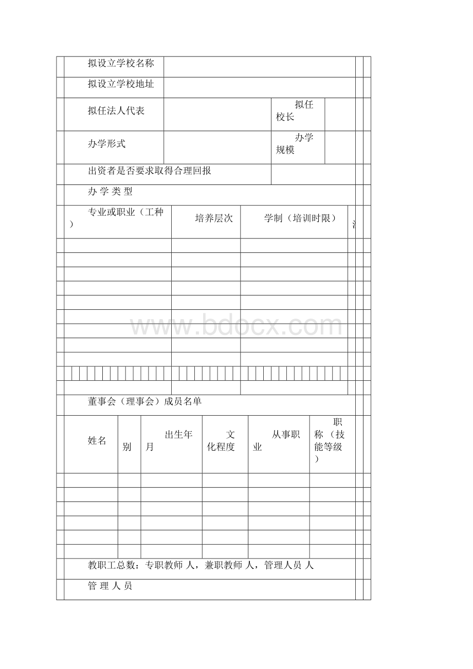 民办技工职业培训学校审批表.docx_第2页