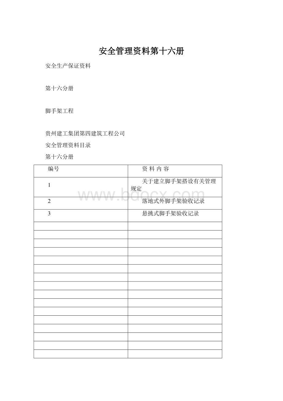 安全管理资料第十六册.docx_第1页