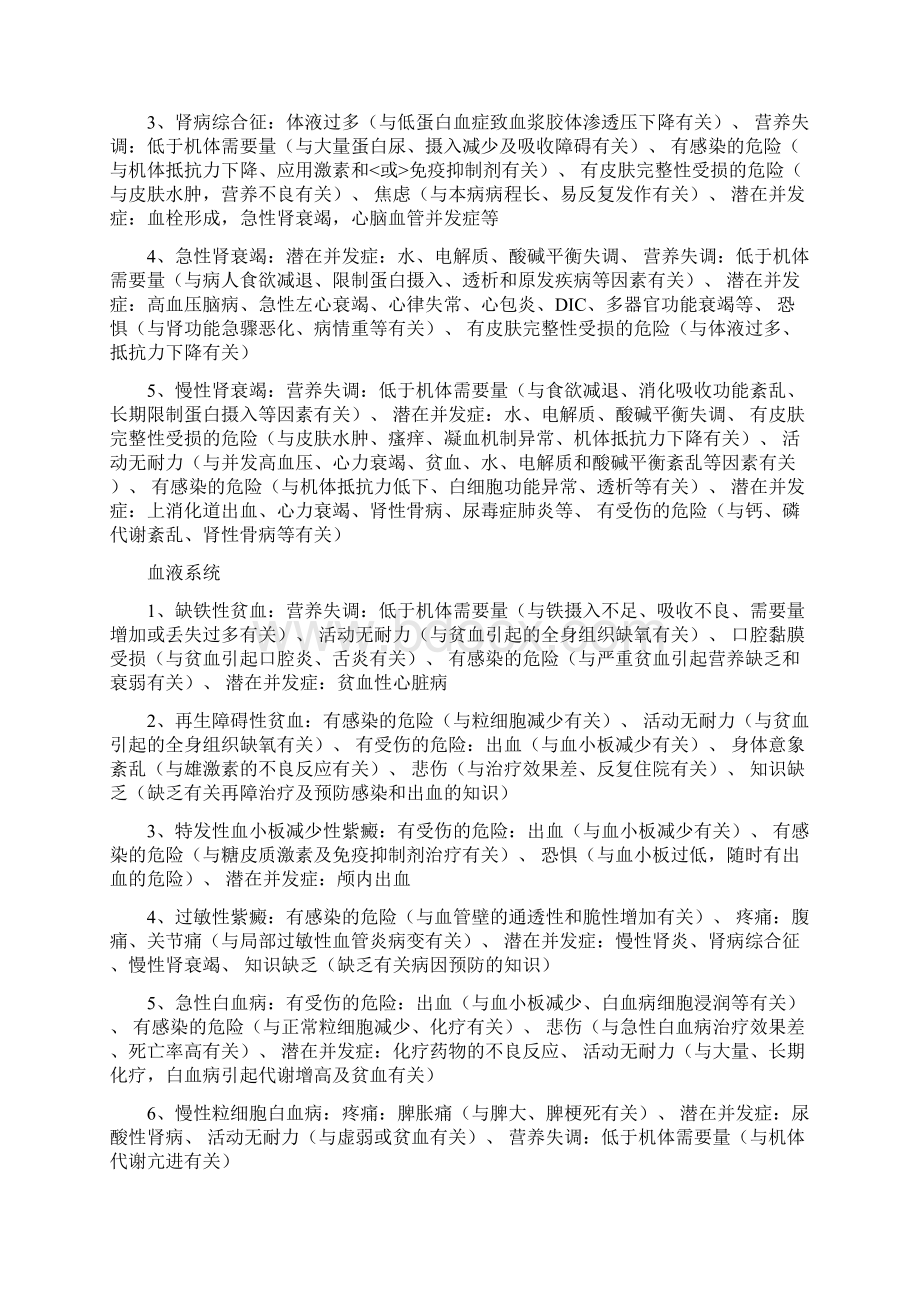 常见疾病与护理诊断之欧阳化创编.docx_第3页