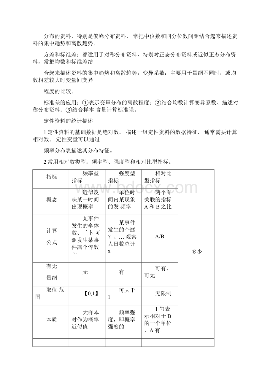 卫生统计学知识点总结.docx_第2页