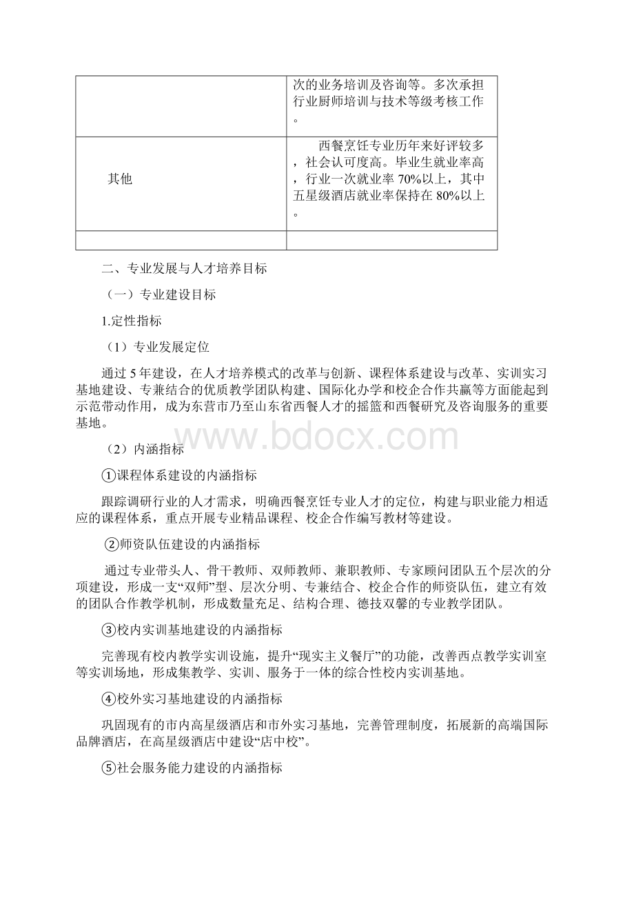 西餐烹饪专业建设方案Word下载.docx_第3页