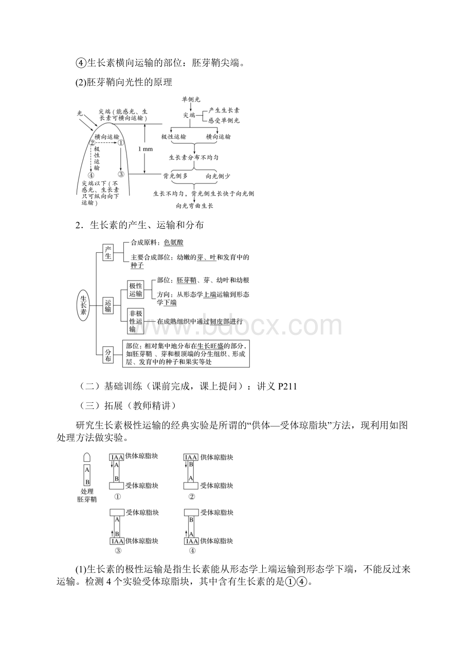 高三生物核心素养教案第八单元 第27讲 植物的激素调节.docx_第3页