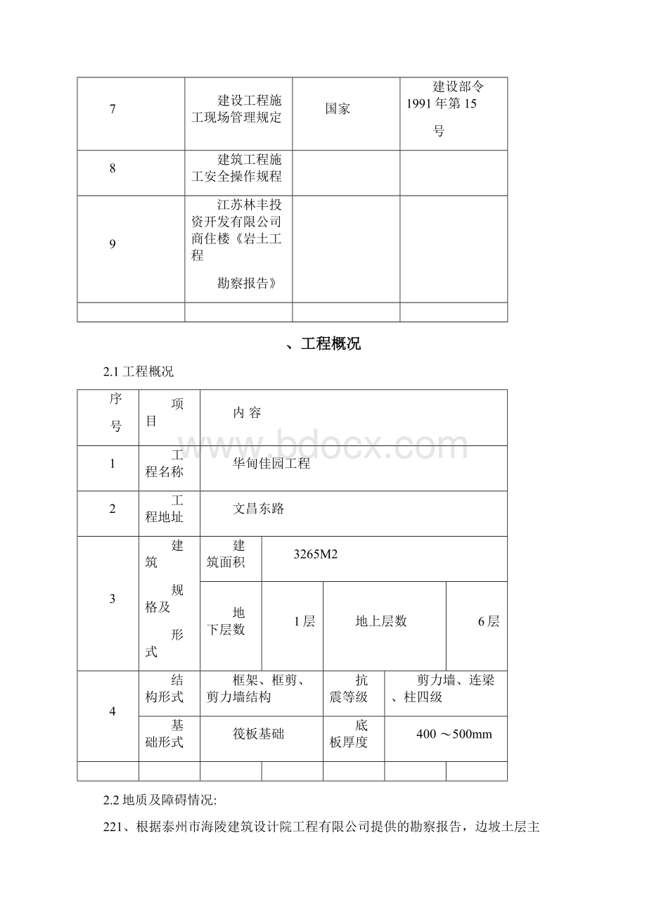 土方护坡降水施工方案Word文档下载推荐.docx_第2页